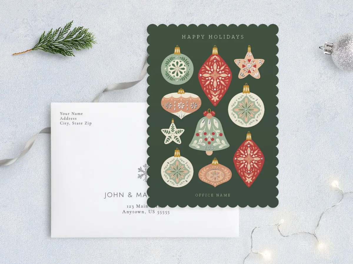 Front with Envelope Design