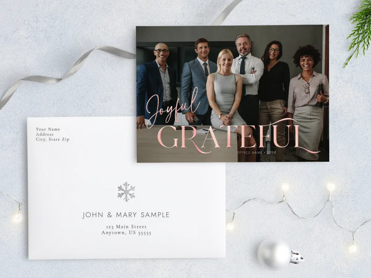 Front with Envelope Design