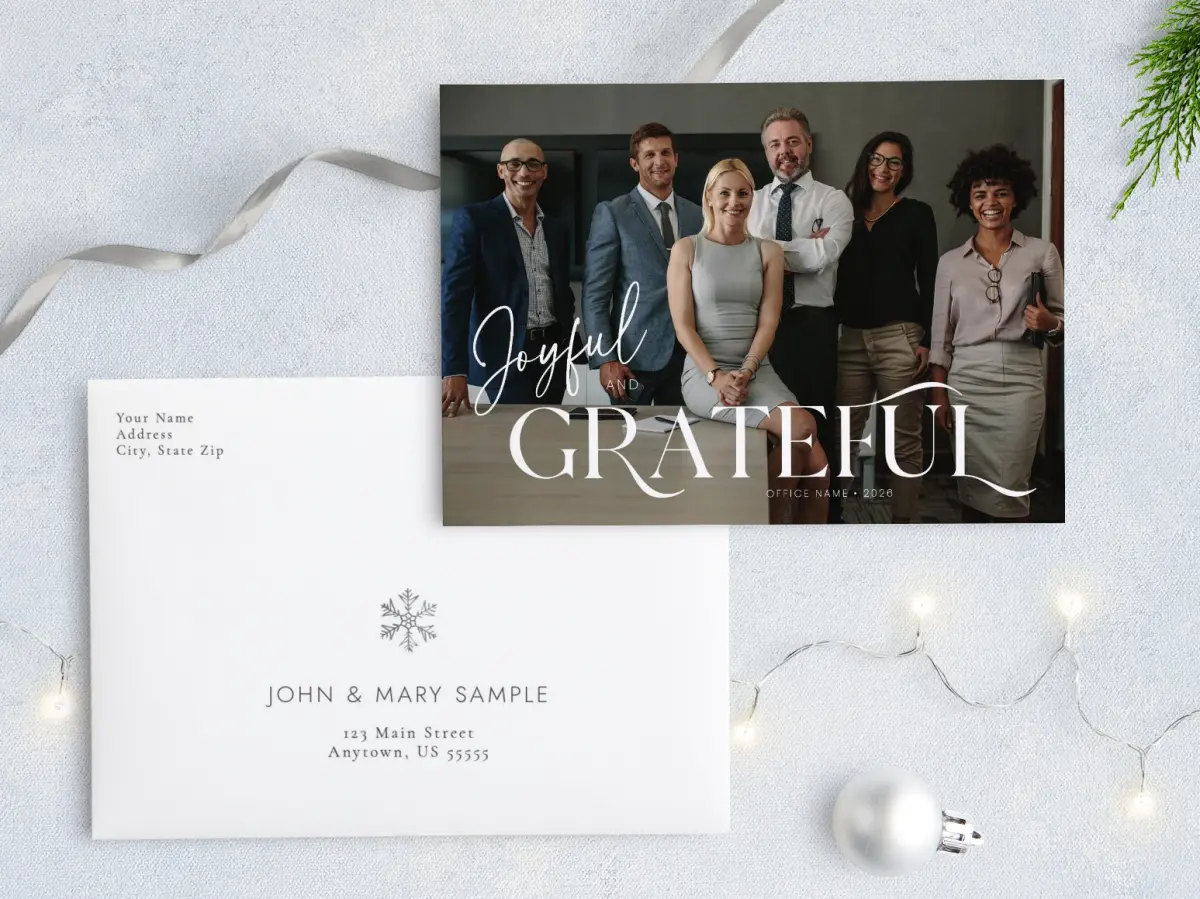Front with Envelope Design