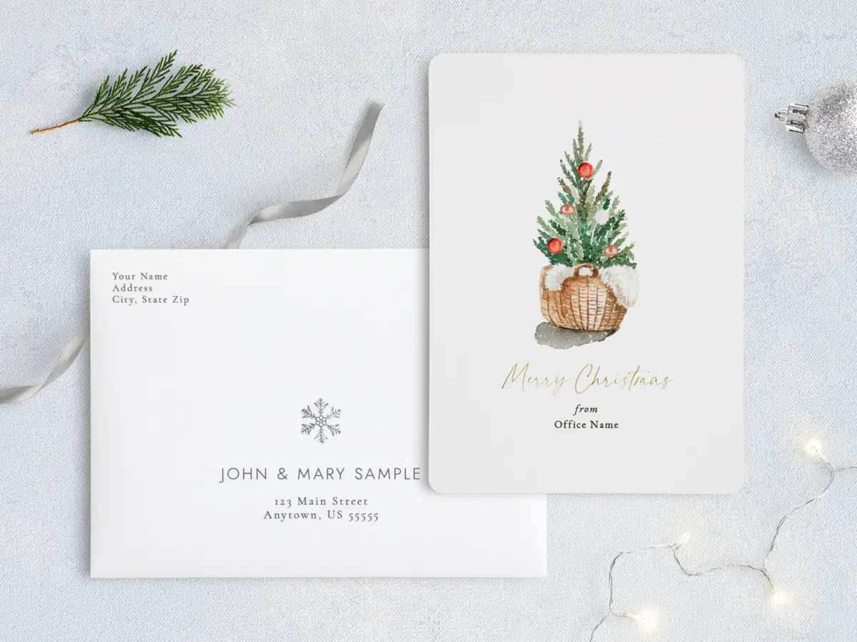 Front with Envelope Design