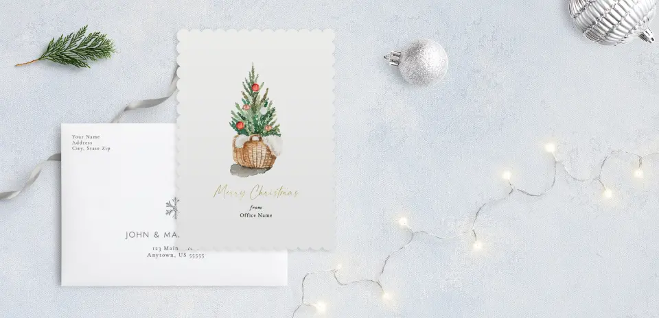 Front with Envelope Design