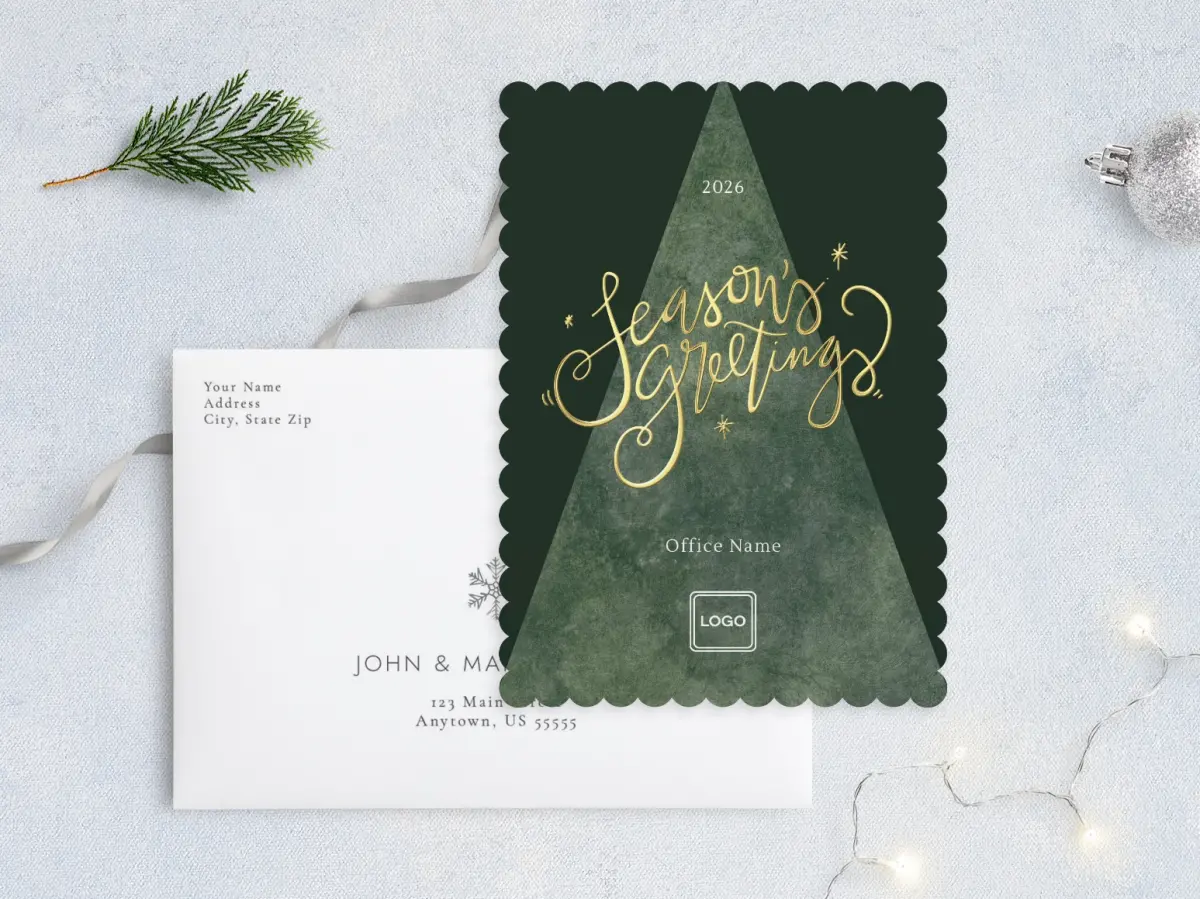 Front with Envelope Design