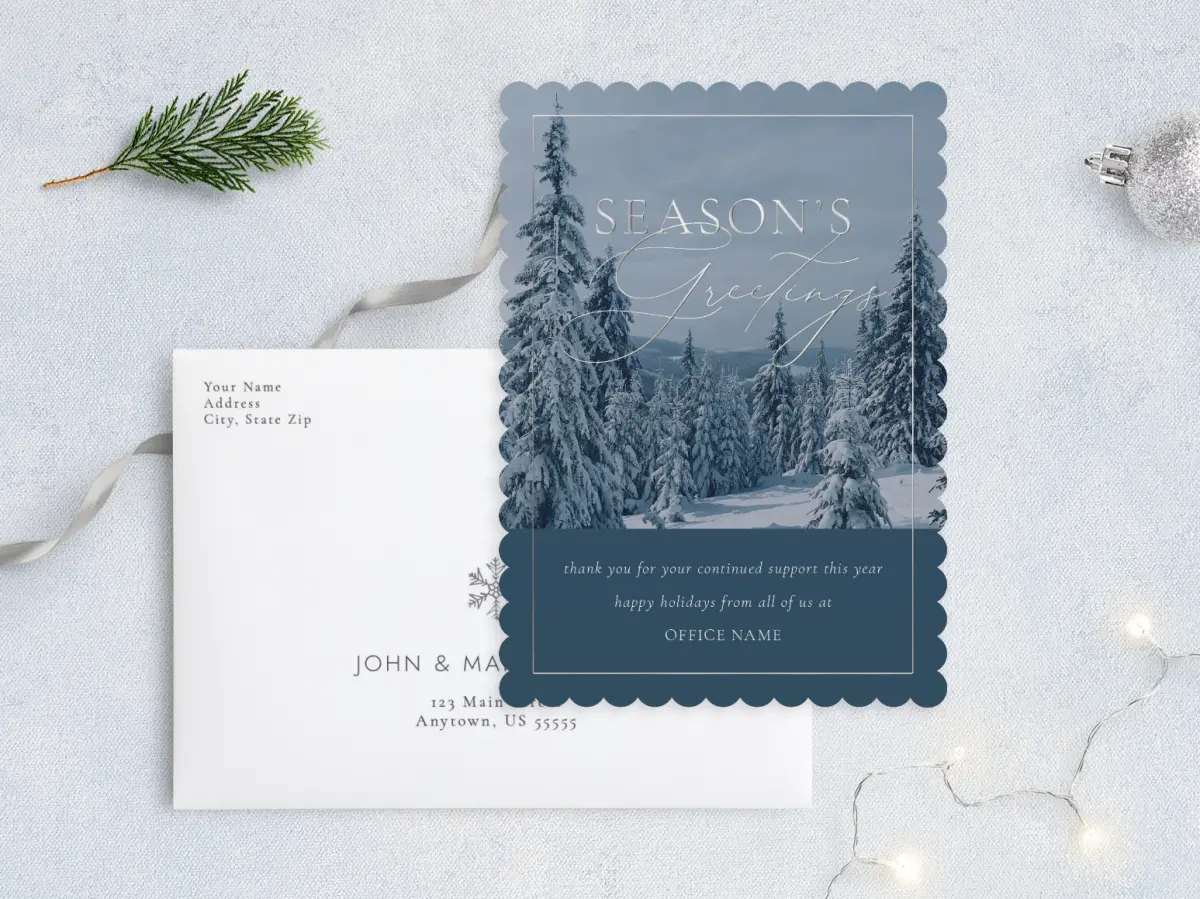 Front with Envelope Design