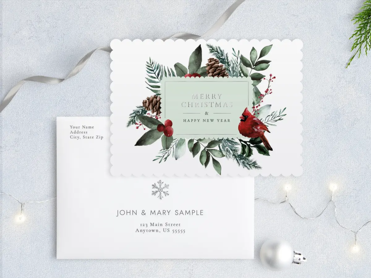 Front with Envelope Design
