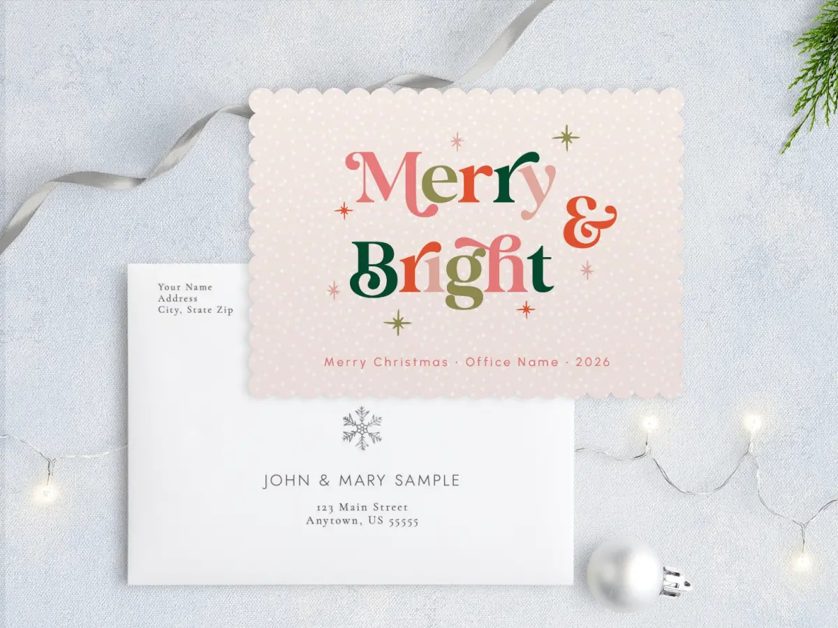 Front with Envelope Design