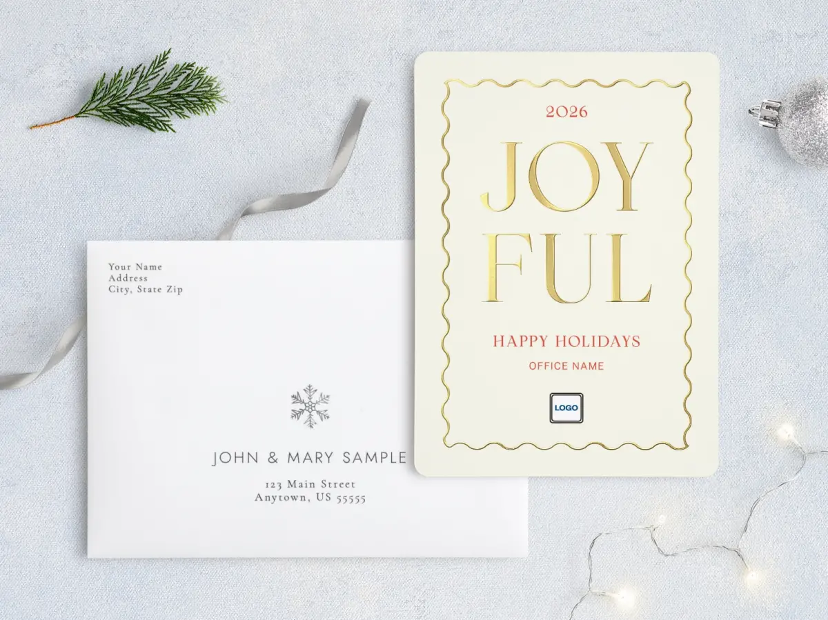 Front with Envelope Design