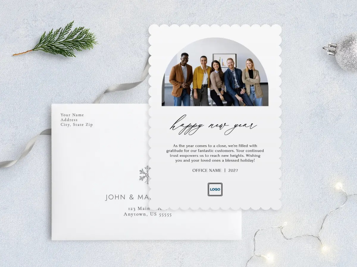 Front with Envelope Design