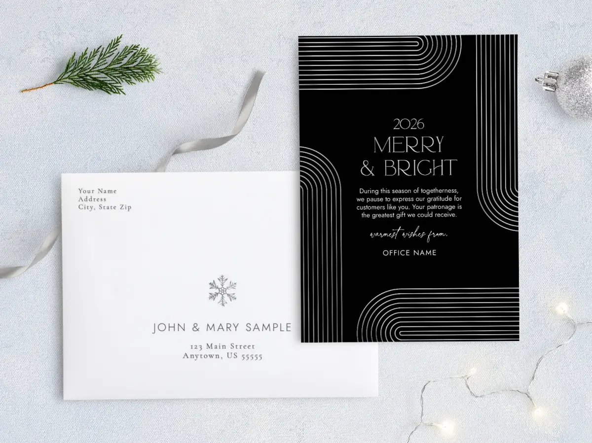 Front with Envelope Design