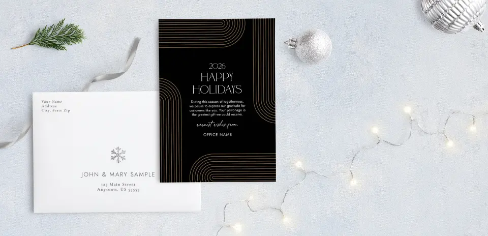 Front with Envelope Design