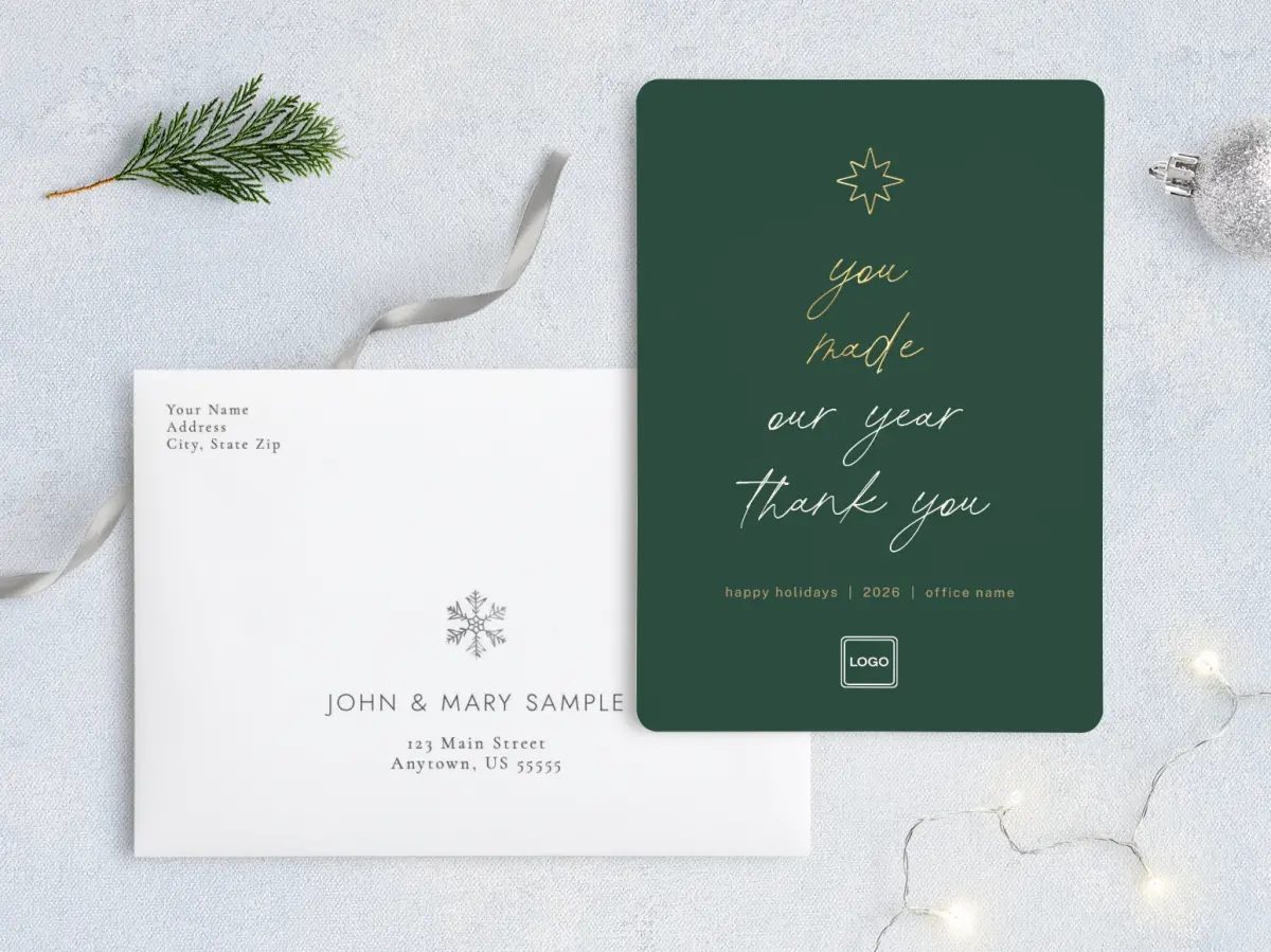 Front with Envelope Design