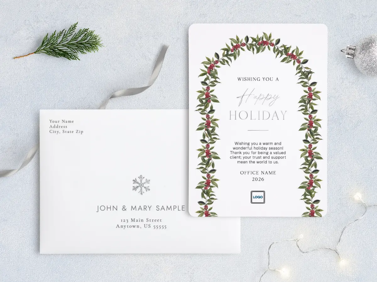 Front with Envelope Design