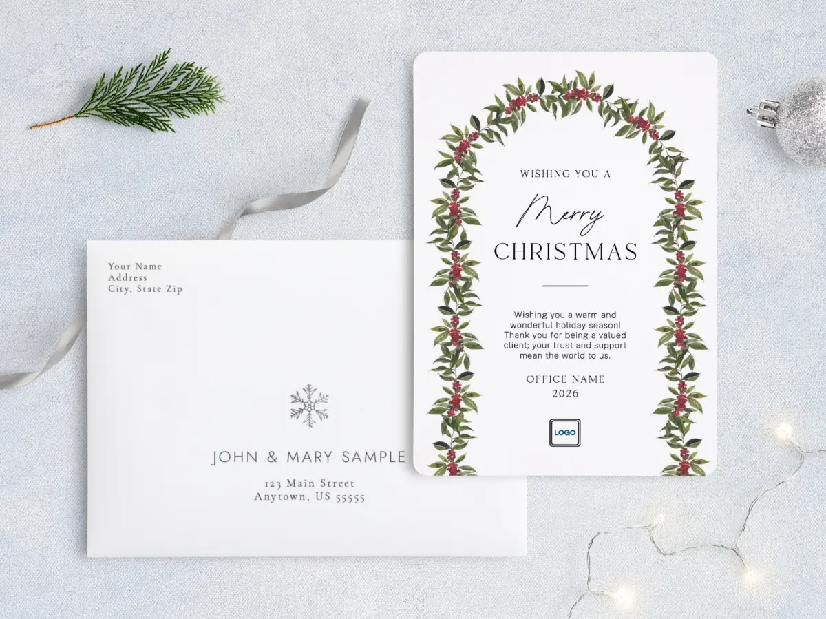 Front with Envelope Design