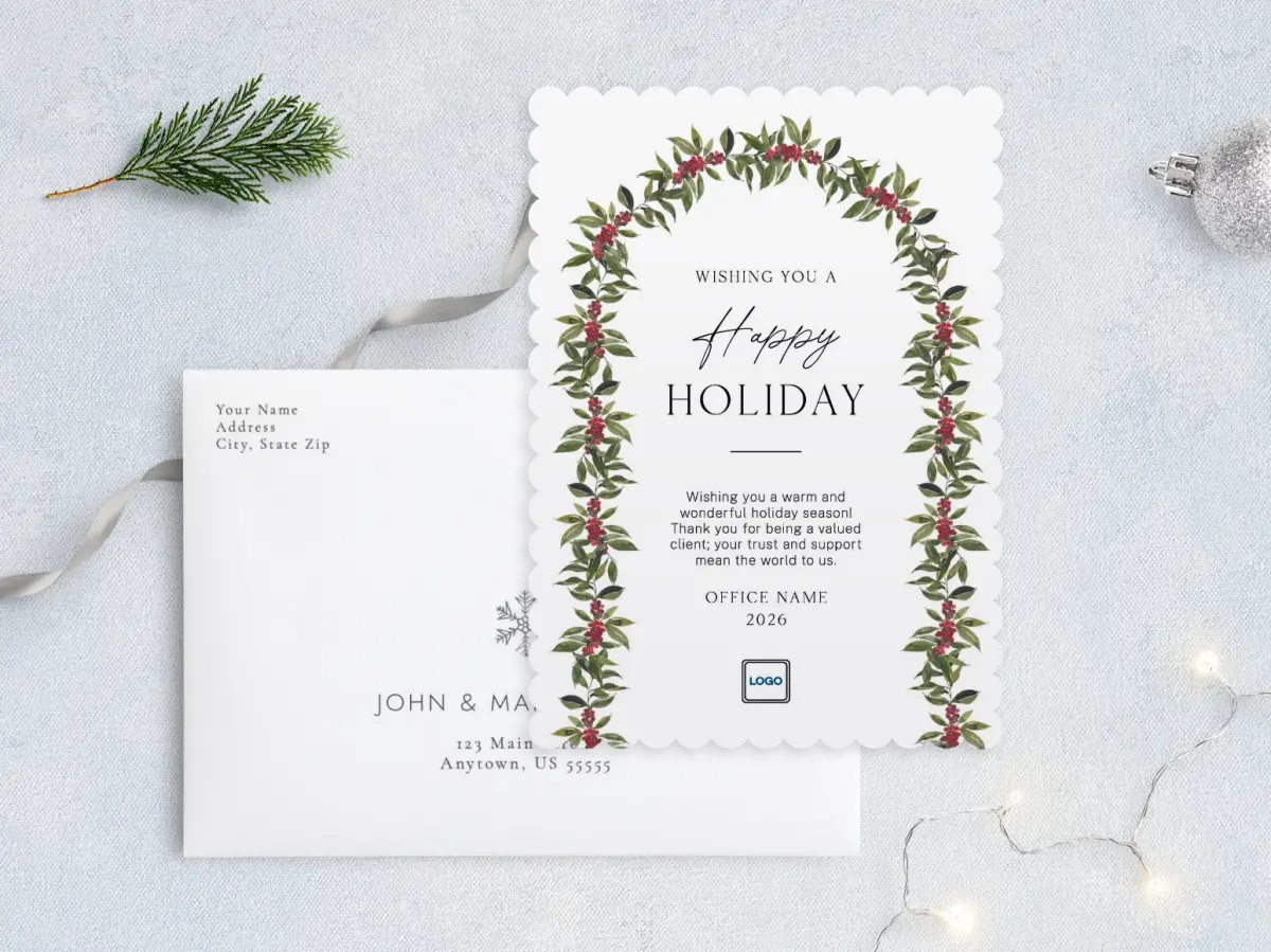 Front with Envelope Design