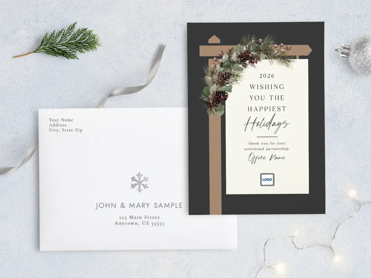Front with Envelope Design