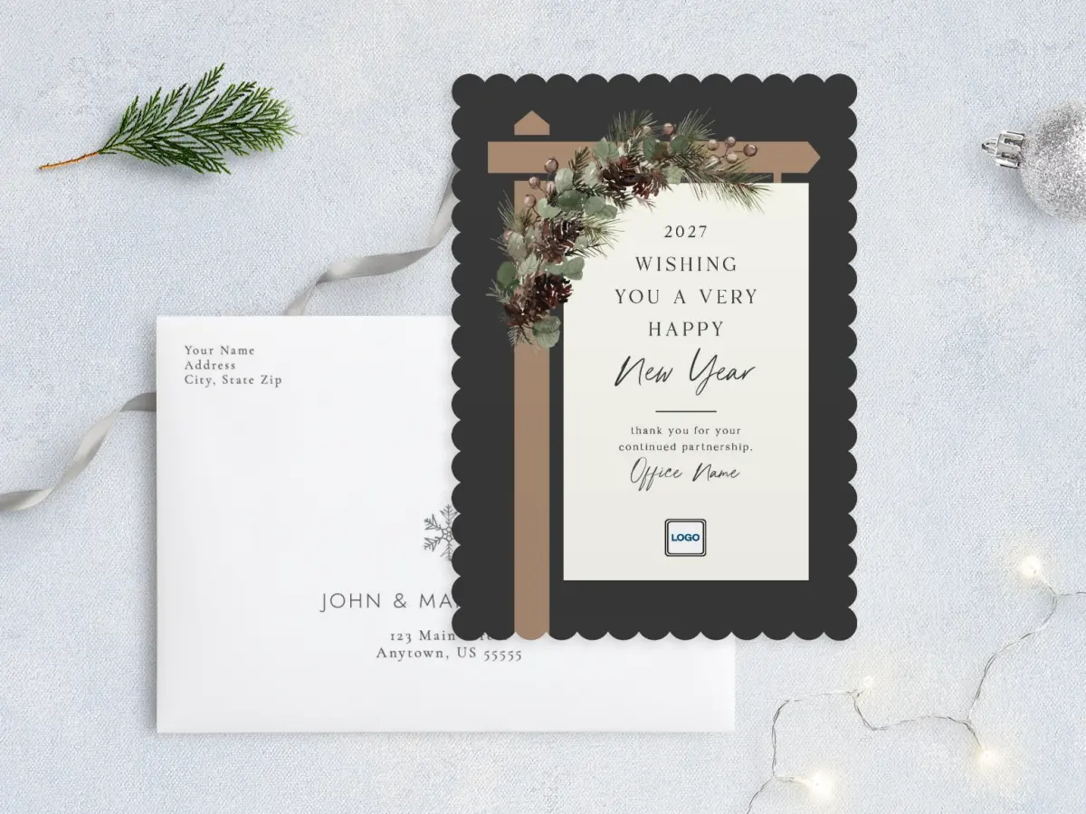 Front with Envelope Design