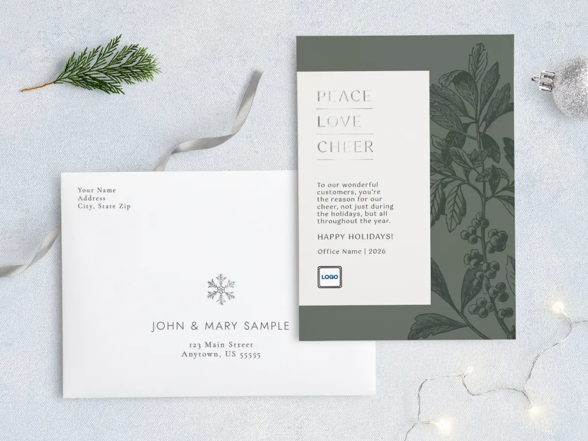 Front with Envelope Design