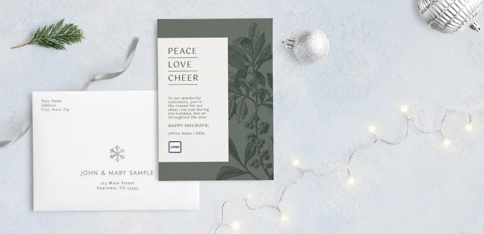 Front with Envelope Design