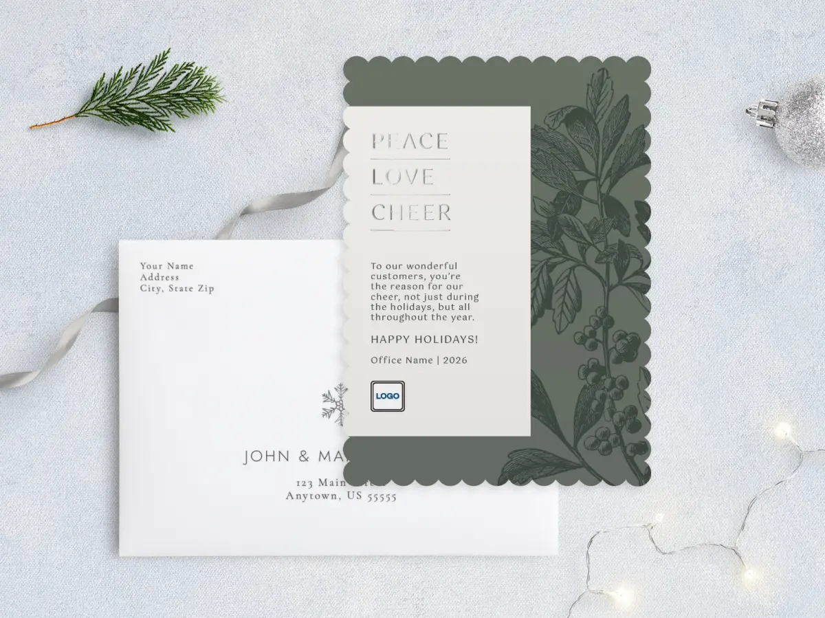 Front with Envelope Design