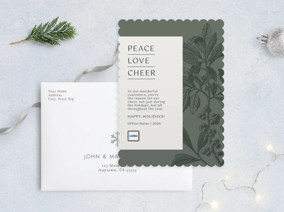 Front with Envelope Design