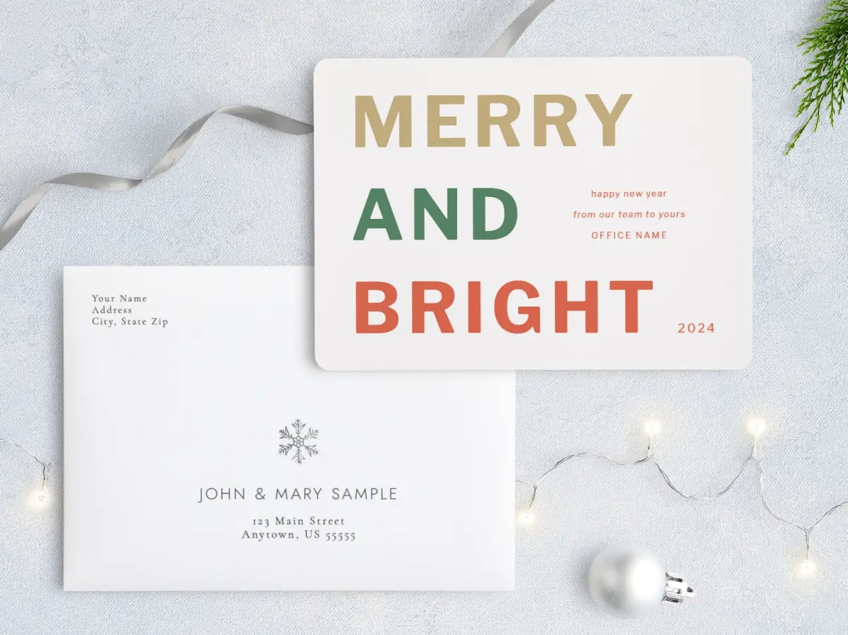 Front with Envelope Design
