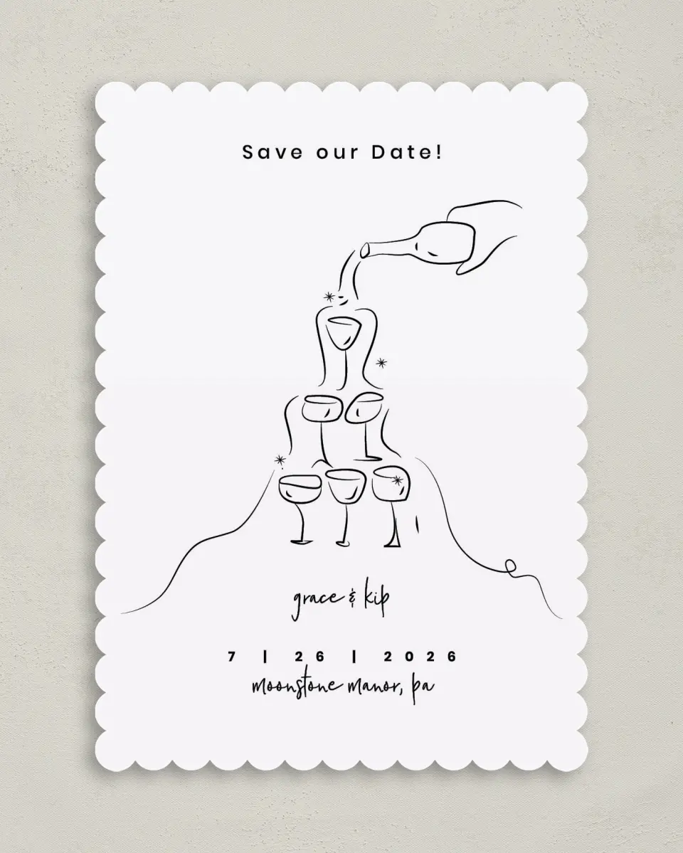 This is a 5" x 7" Christmas Card called Love Overflows printed in full color on Premium Smooth paper