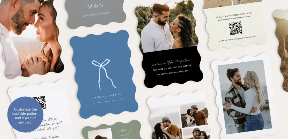 Back of Save the Date Card