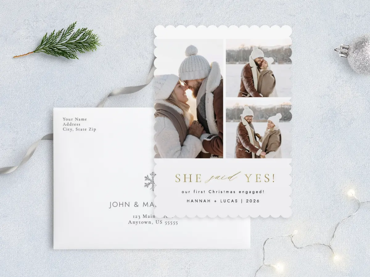 Front with Envelope Design