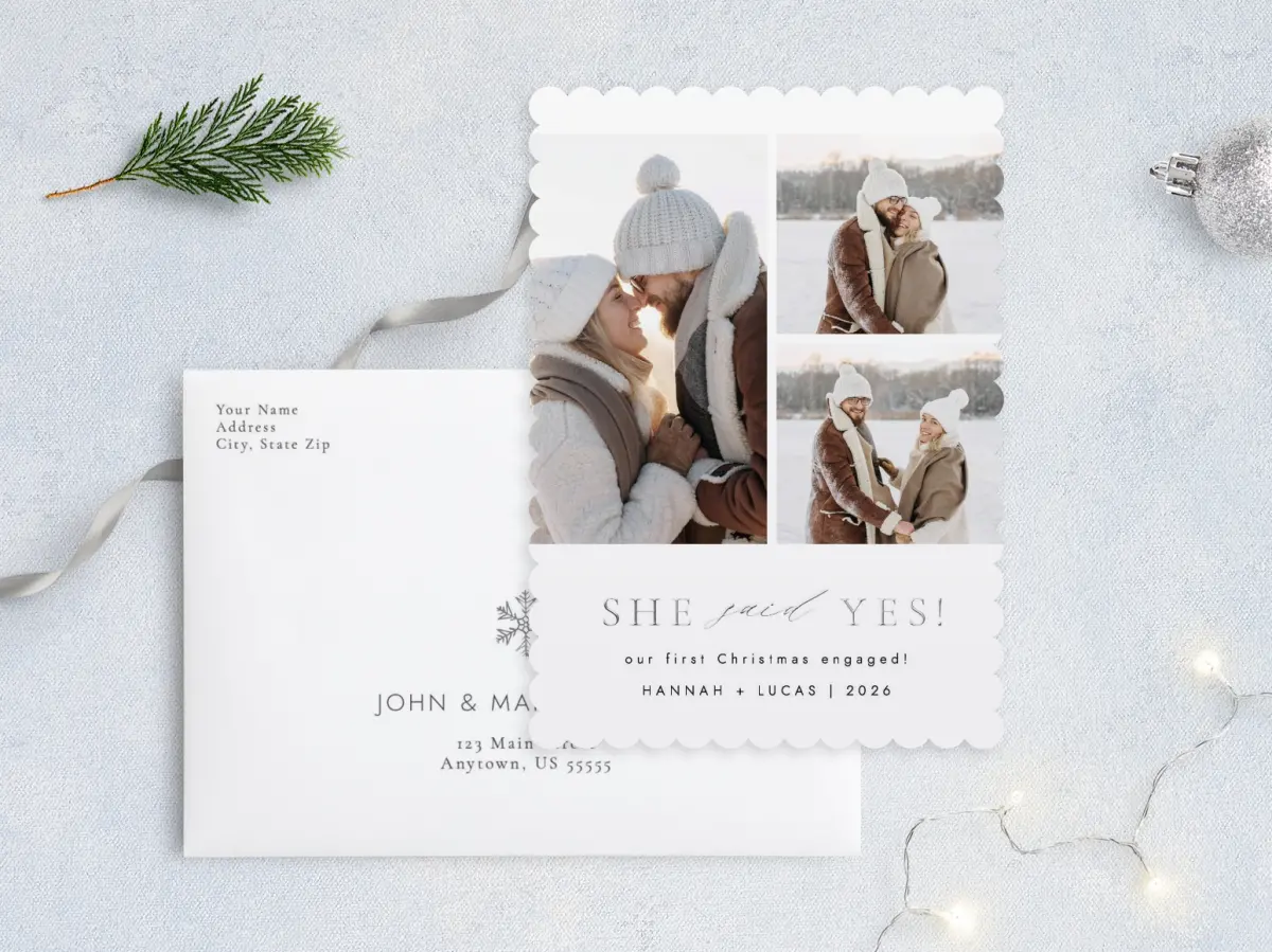 Front with Envelope Design