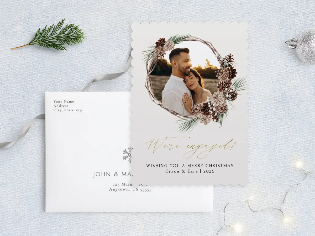 Front with Envelope Design
