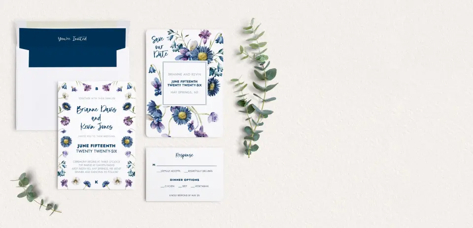 Front of Save the Date Card