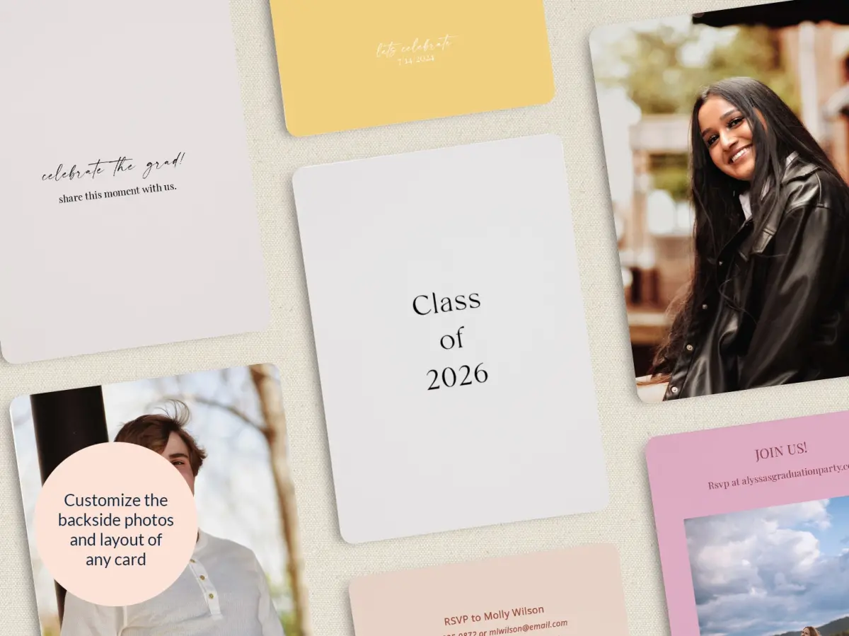 Grad Card Back