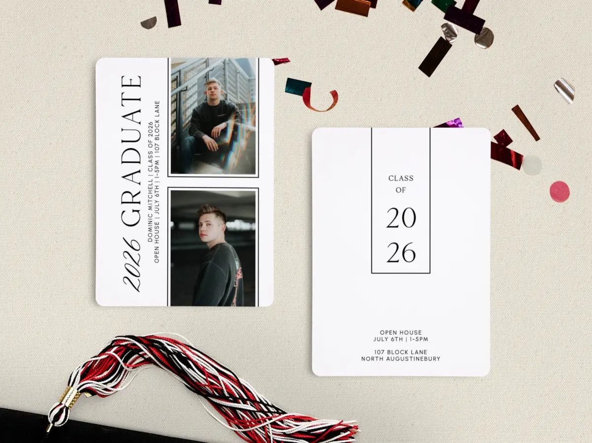 Grad Card Back