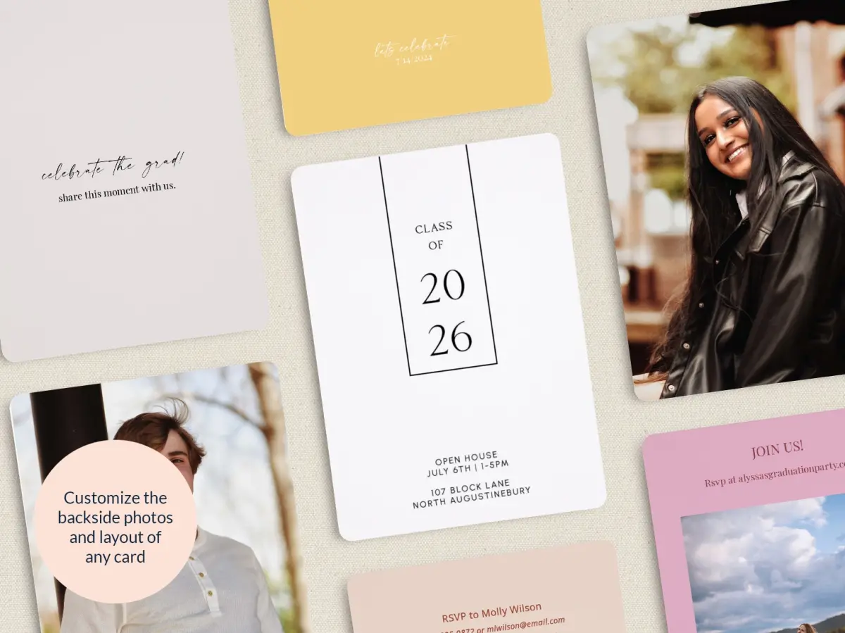 Grad Card Back