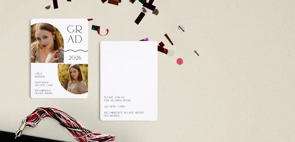 Grad Card Back
