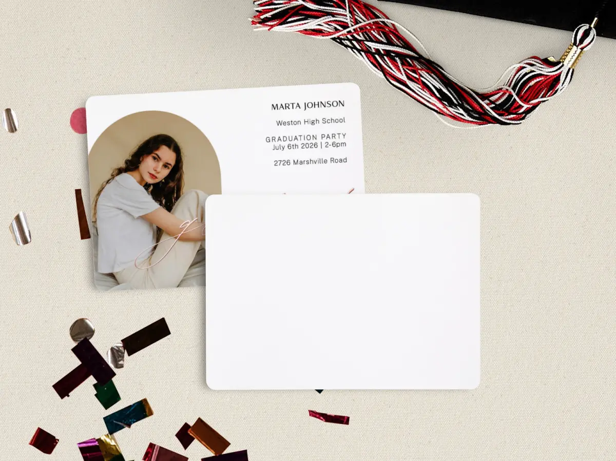 Grad Card Back