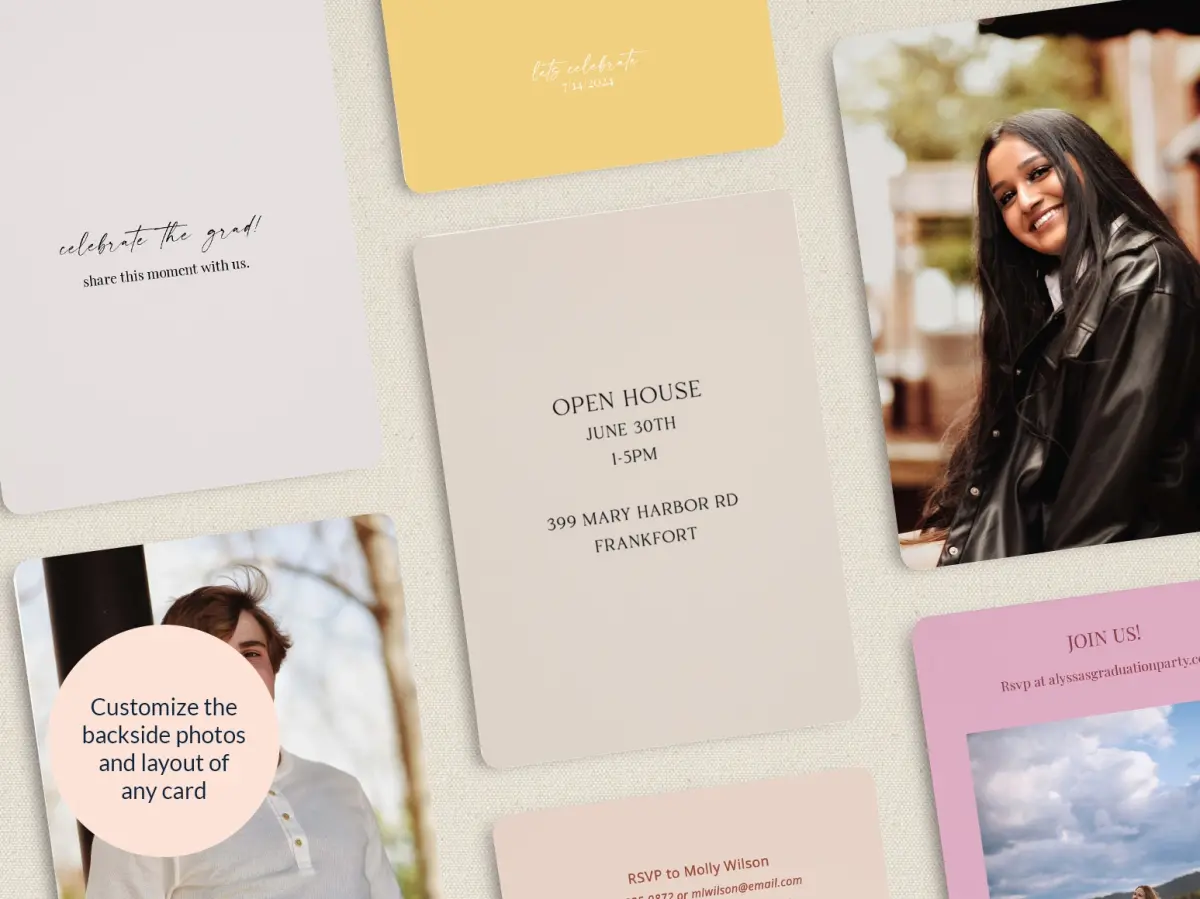 Grad Card Back