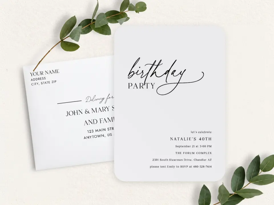 Front & Envelope