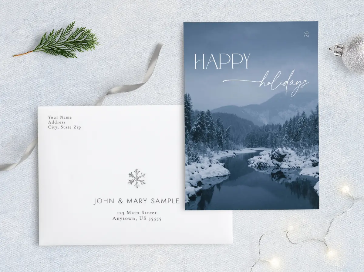 Front with Envelope Design