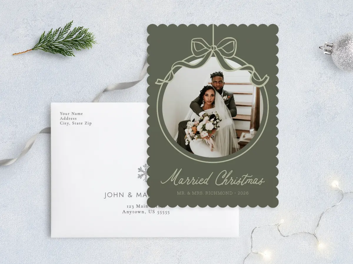 Front with Envelope Design