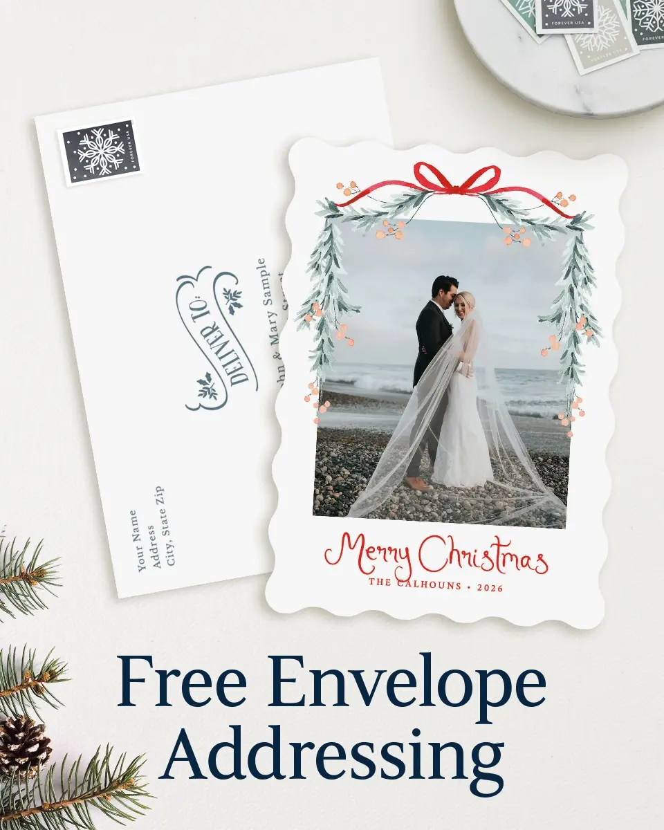 Wavy Christmas Cards