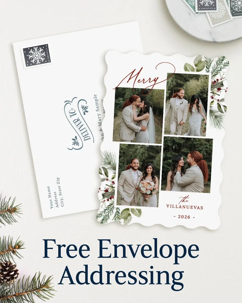 Wavy Christmas Cards
