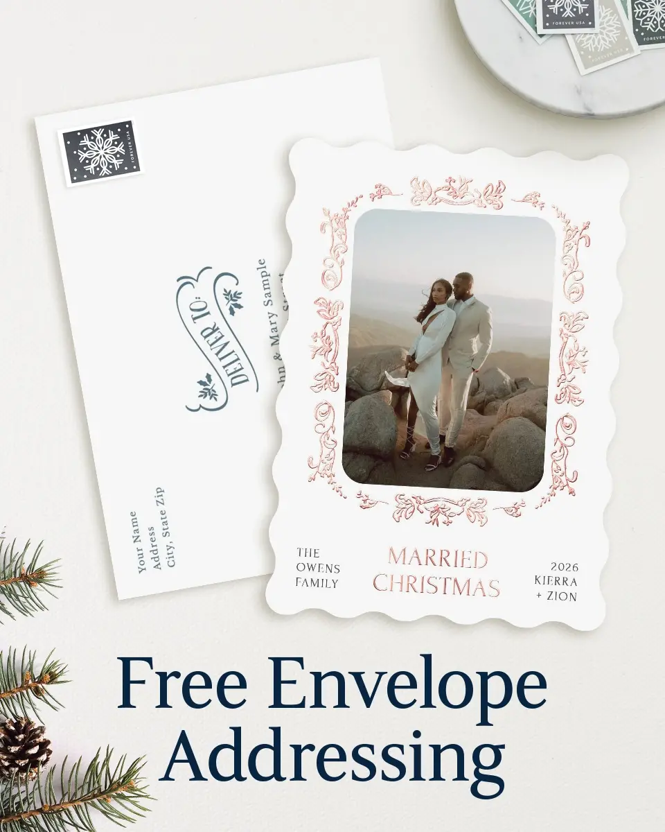 Wavy Christmas Cards
