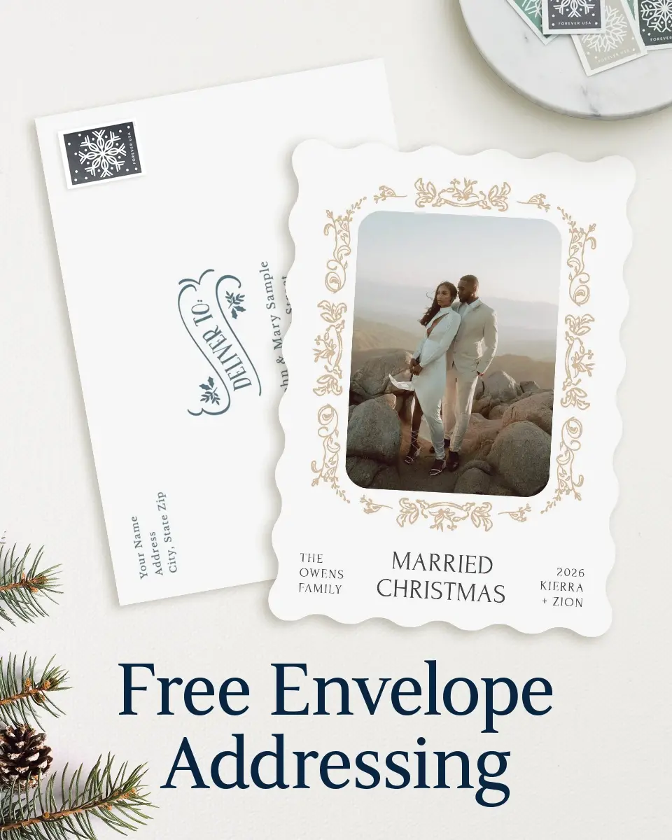 Wavy Christmas Cards