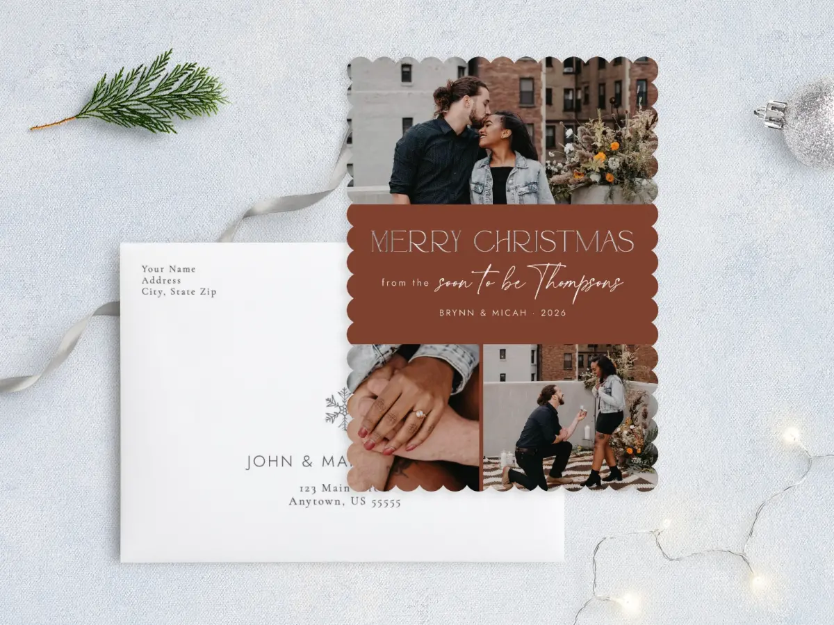 Front with Envelope Design