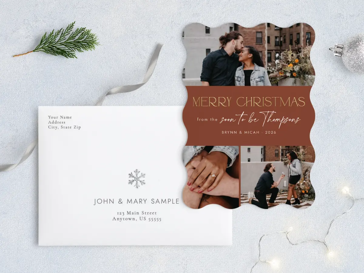 Front with Envelope Design
