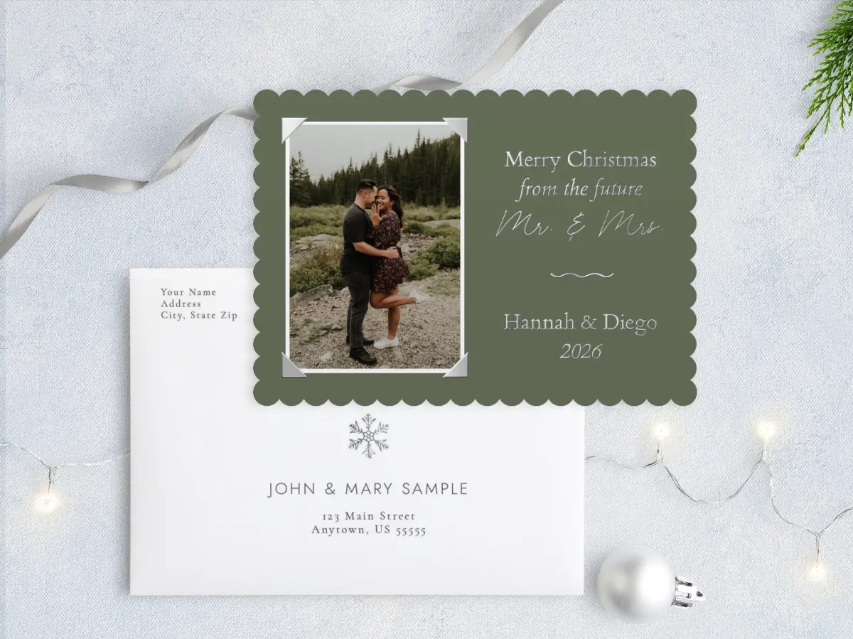 Front with Envelope Design