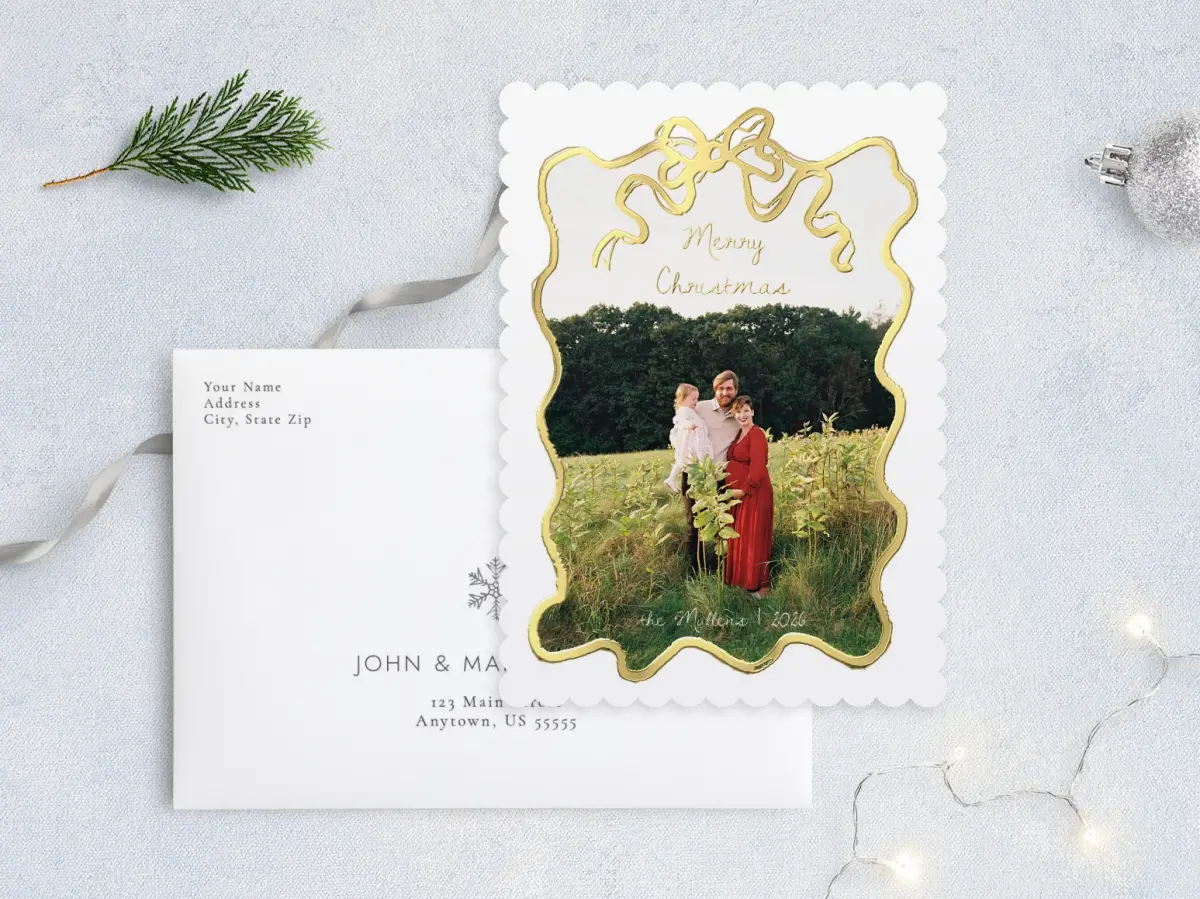 Front with Envelope Design