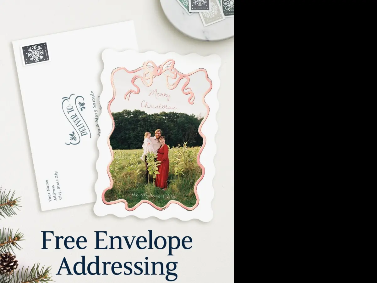 Wavy Christmas Cards