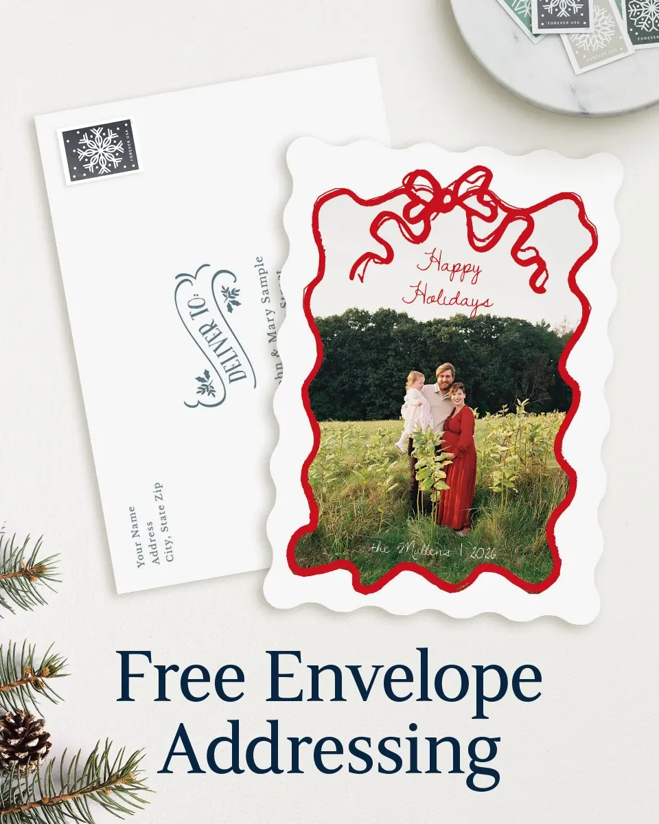 Wavy Christmas Cards