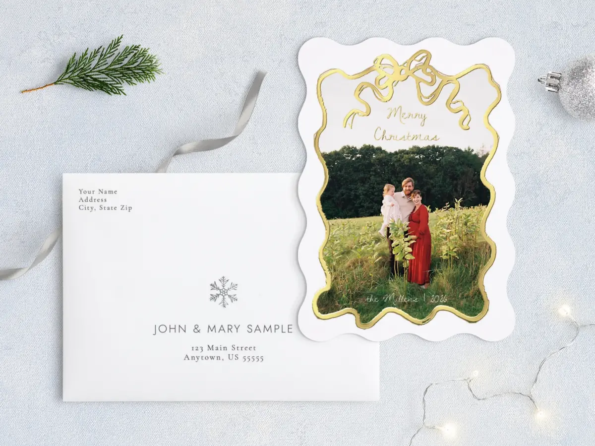 Front with Envelope Design
